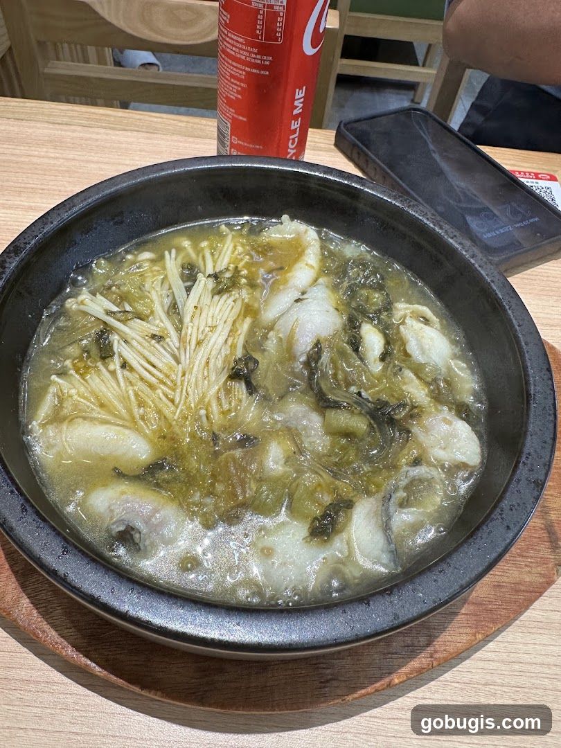 Fish and Enoki Mushroom Soup
