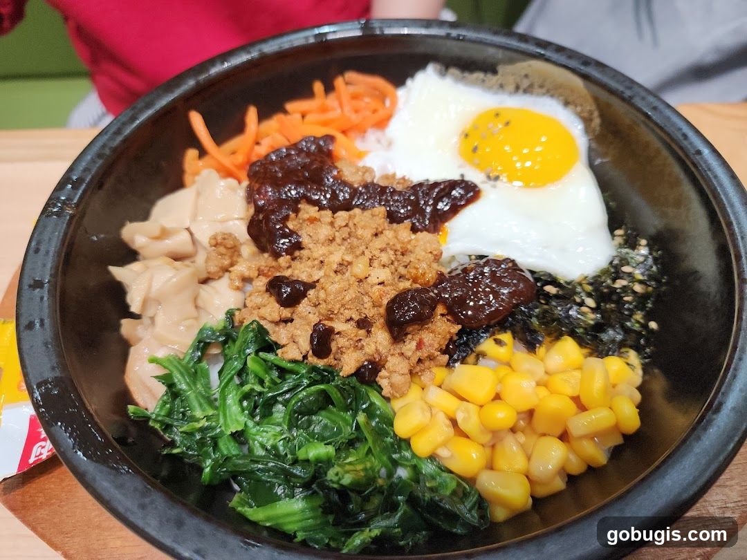 Bibimbap in a Stone Bowl
