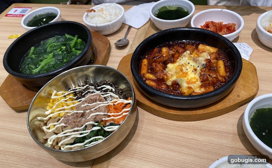 Korean Food Spread