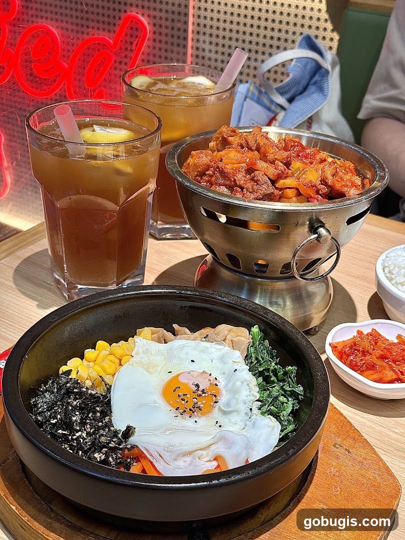 Korean Food Spread