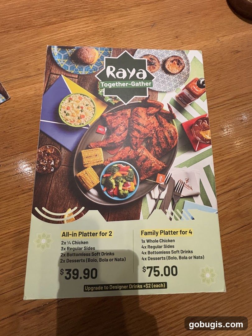Raya Together-Gather Menu