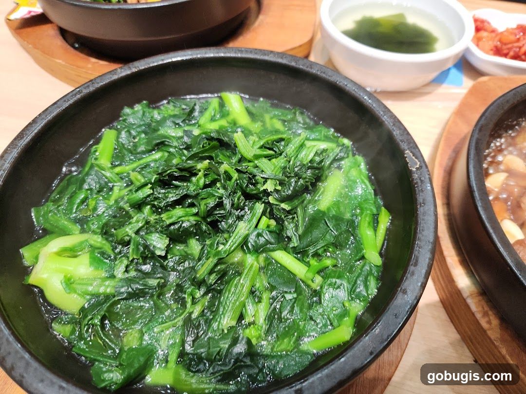 Steamed Greens