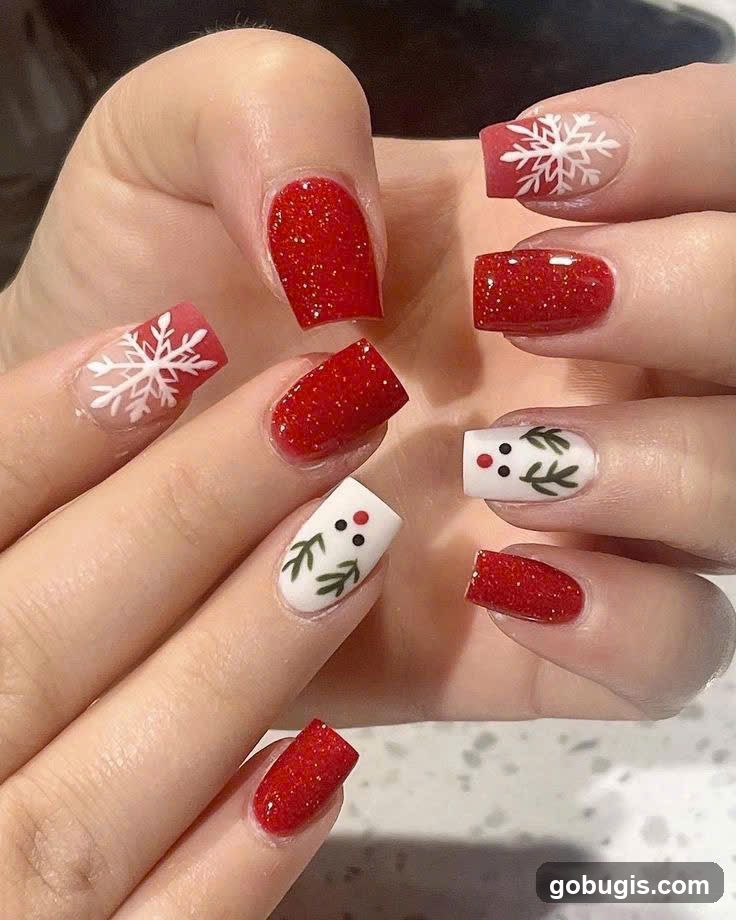 Christmas Themed Nails
