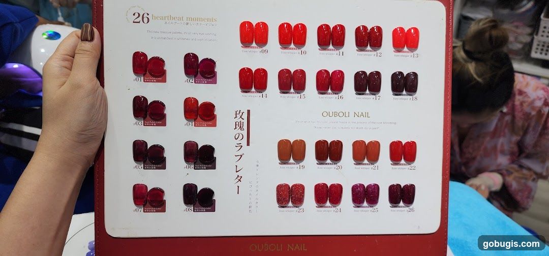 OUBOLI NAIL Color Chart