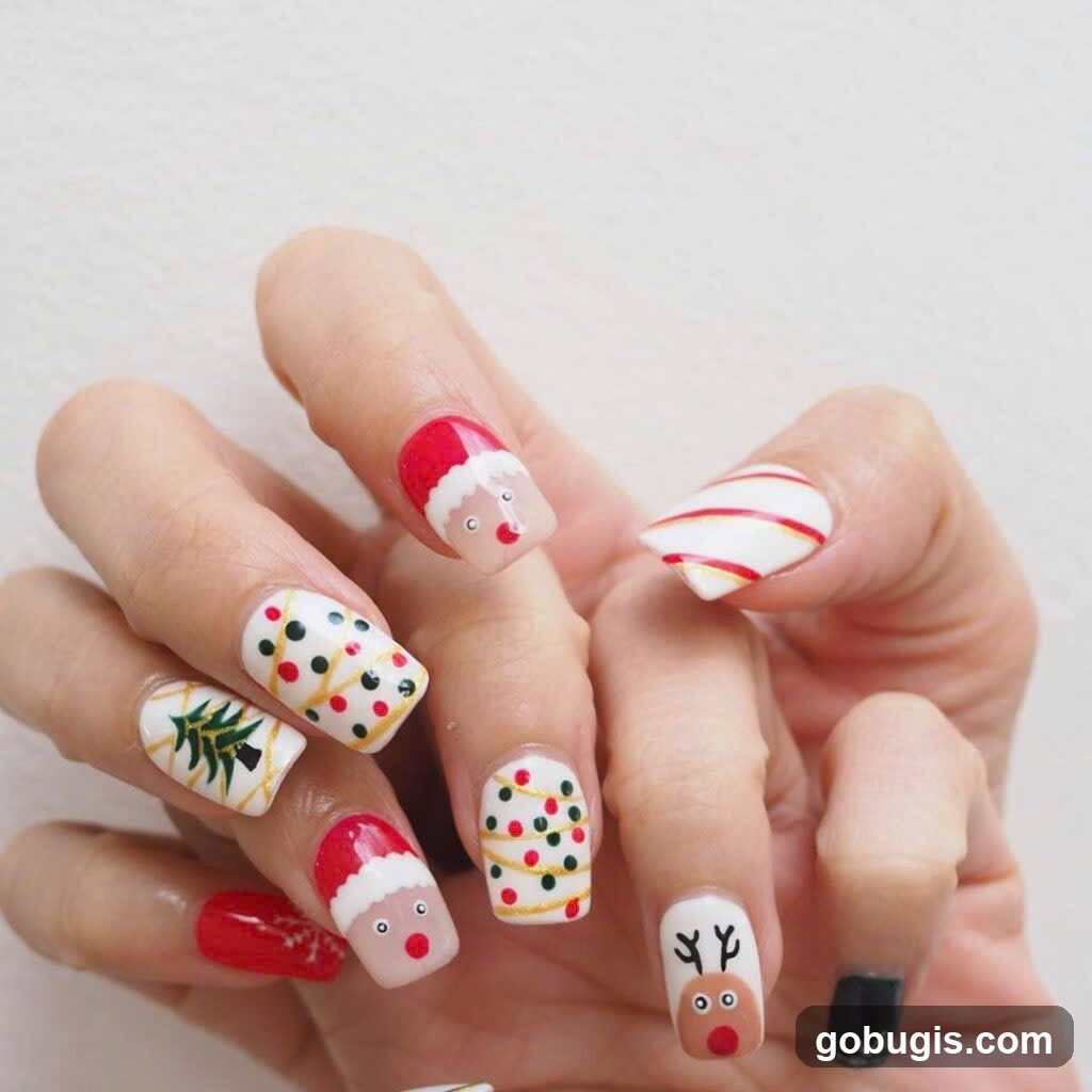 Christmas Themed Nails