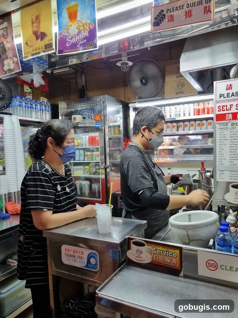 Beverage Stall Counter