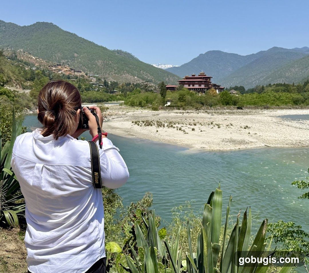 Photographer Capturing a Scenic Landscape