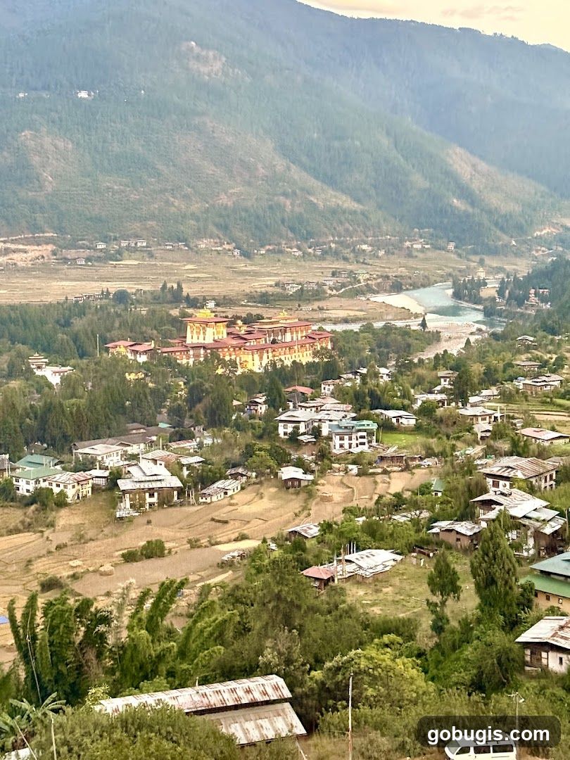 Valley Village with Large Building