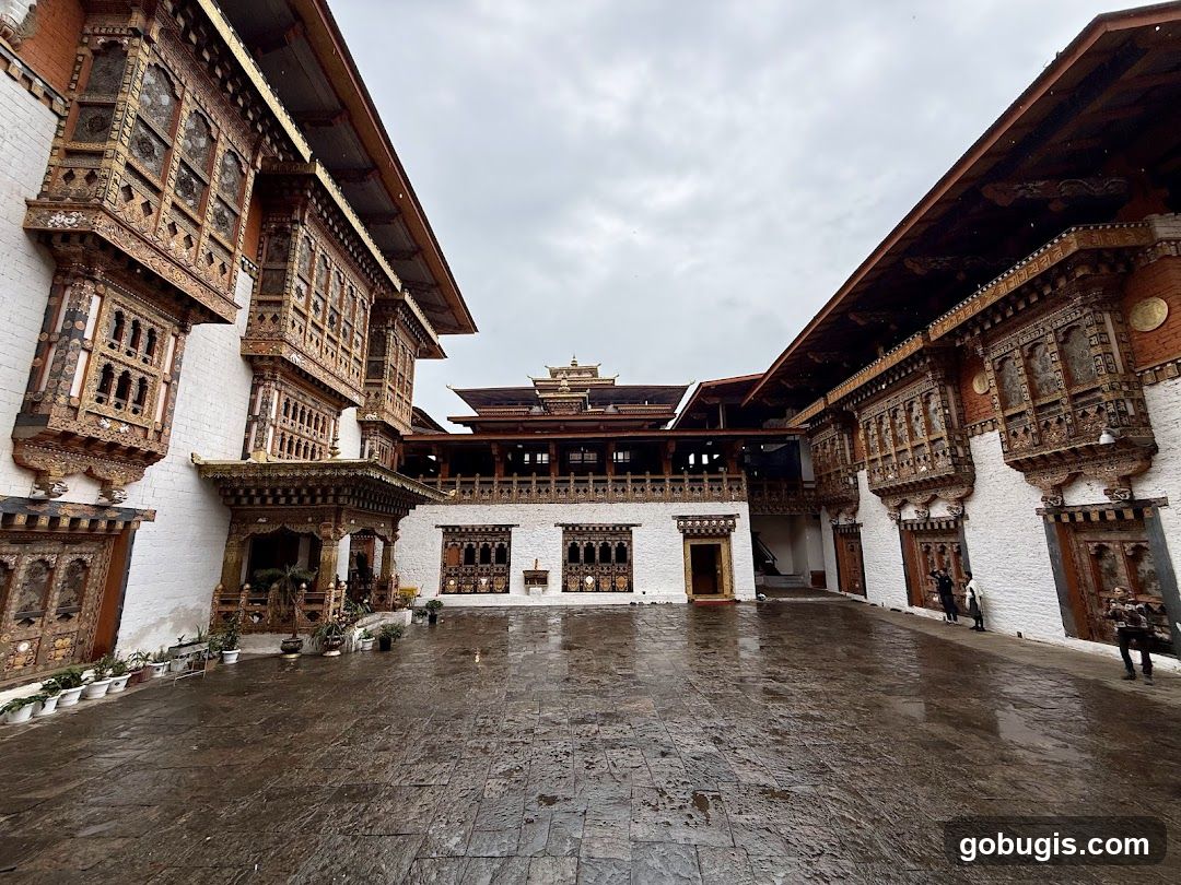 Courtyard of a Traditional Building