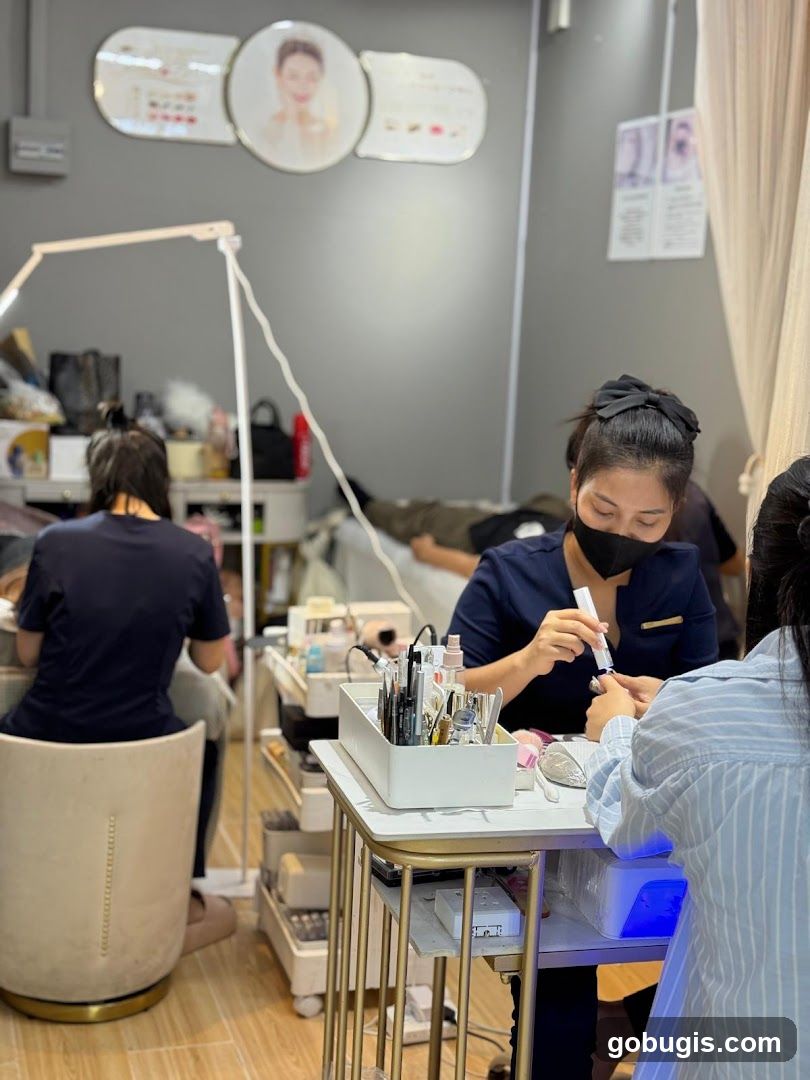 Nail Salon Interior
