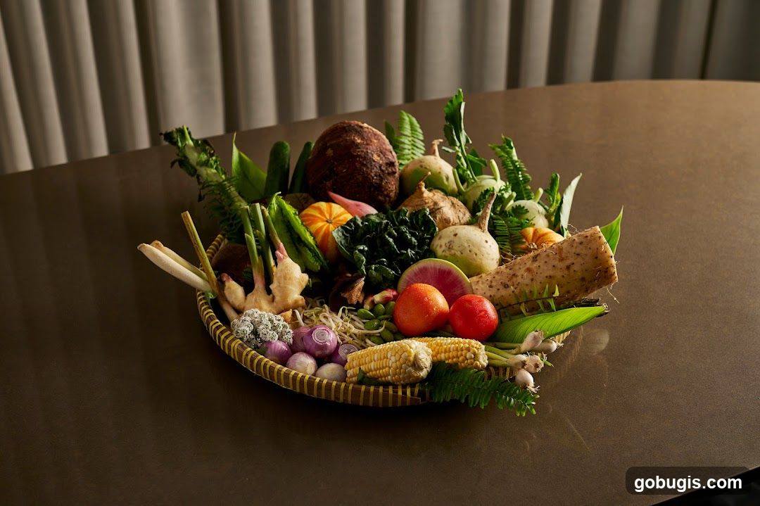 Basket of Fresh Vegetables