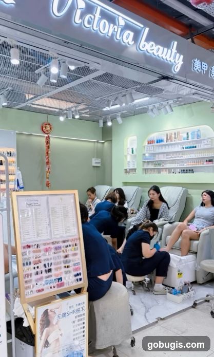 Nail Salon Interior