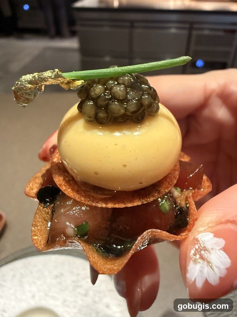 Gourmet Appetizer with Caviar