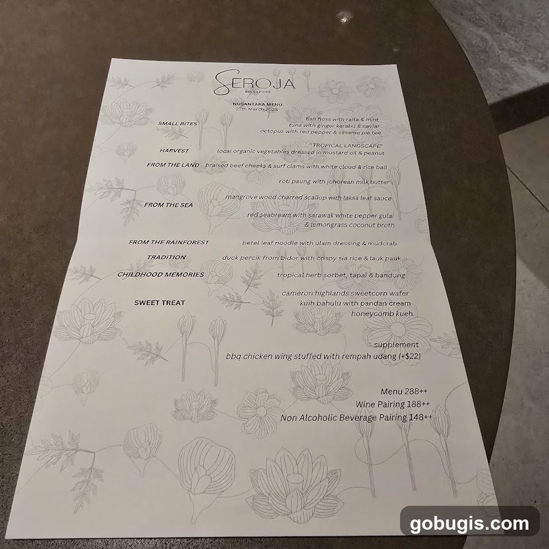 Nusantara Menu