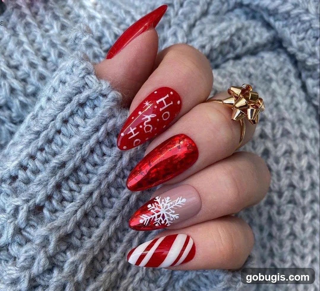 Christmas Themed Nails