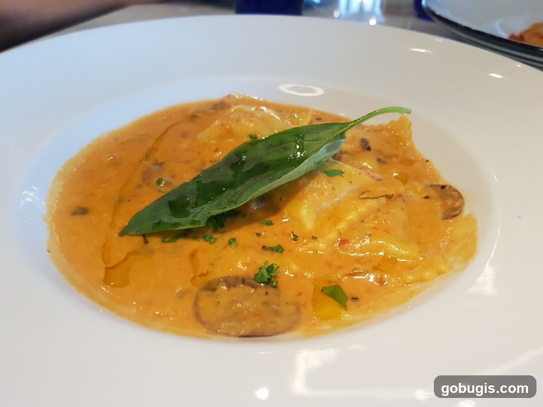 Ravioli with Creamy Sauce