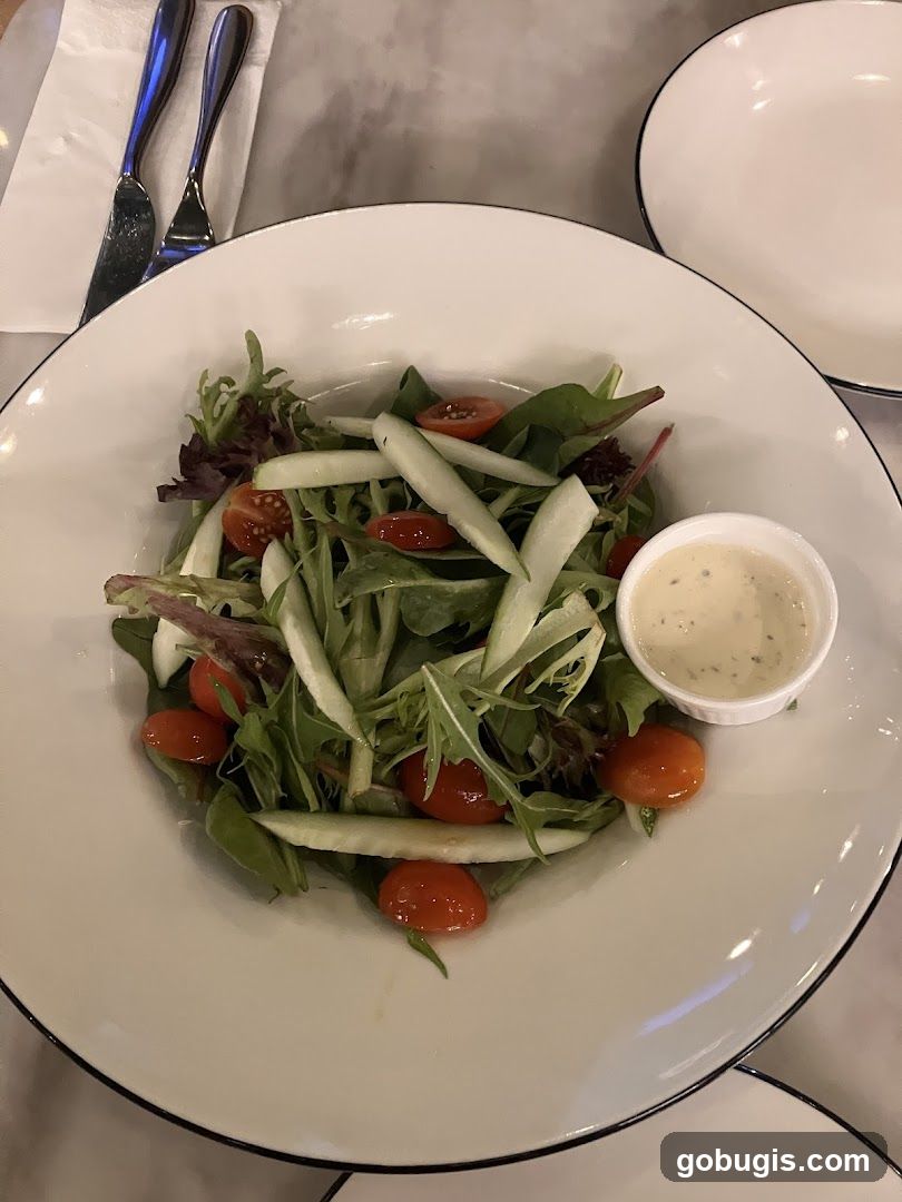 Salad with Dressing