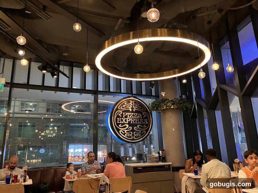 Interior of Pizza Express