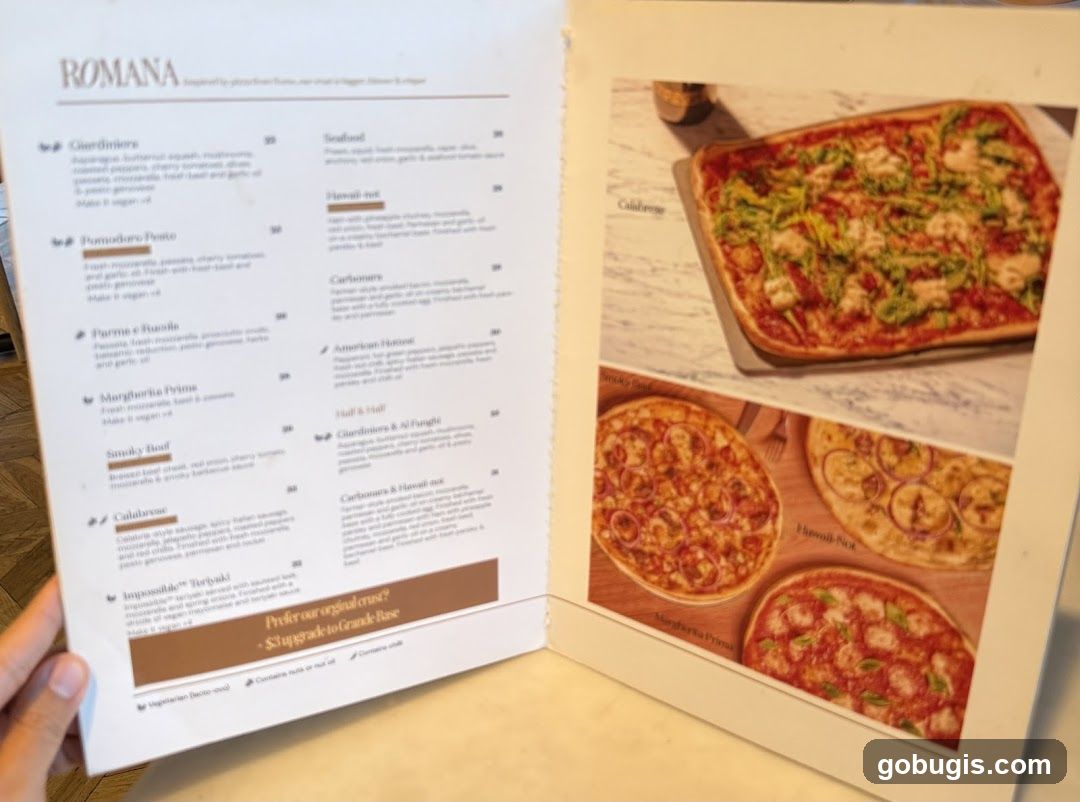 Romana Menu