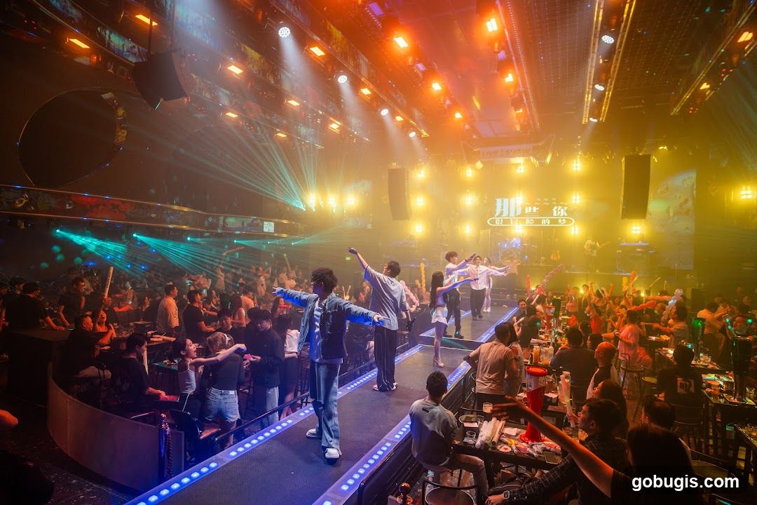 Nightclub with Performers and Audience