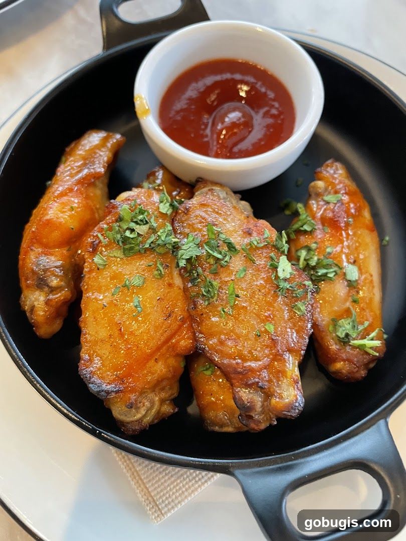 Chicken Wings with Dipping Sauce