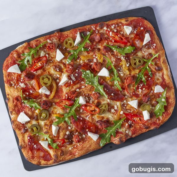 Spicy Chorizo and Feta Pizza