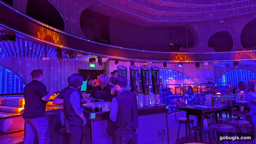 Nightclub Bar with Patrons