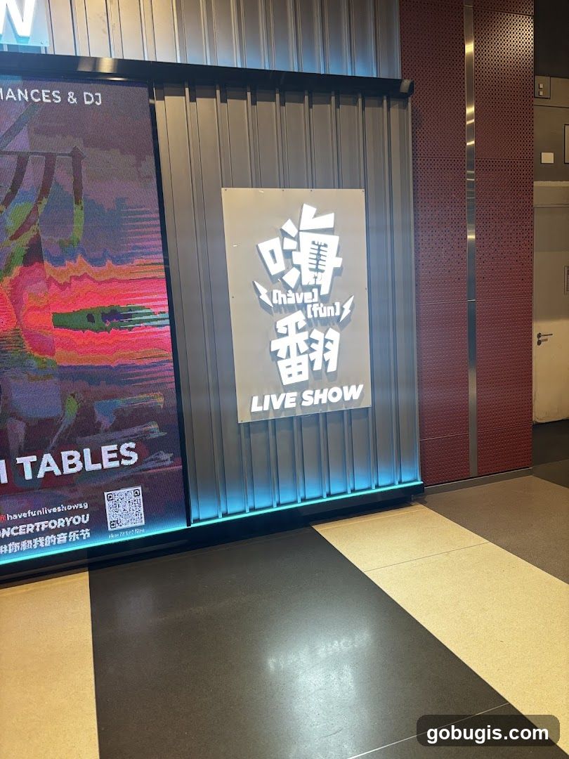 Live Show Signage