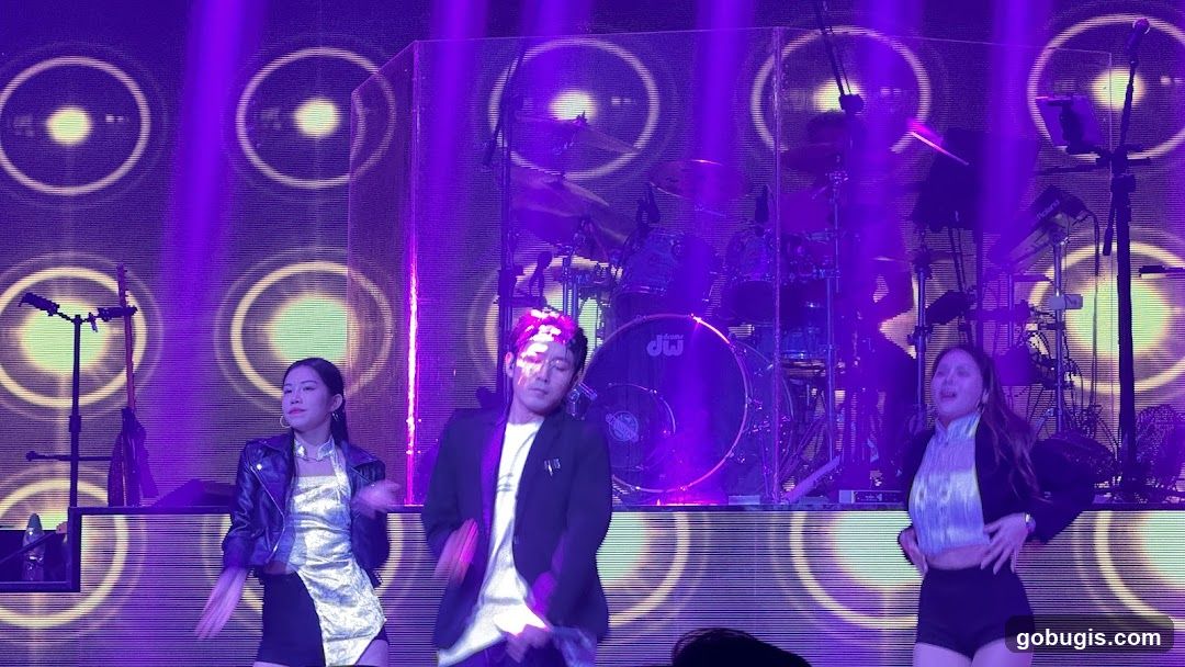 Performers on stage