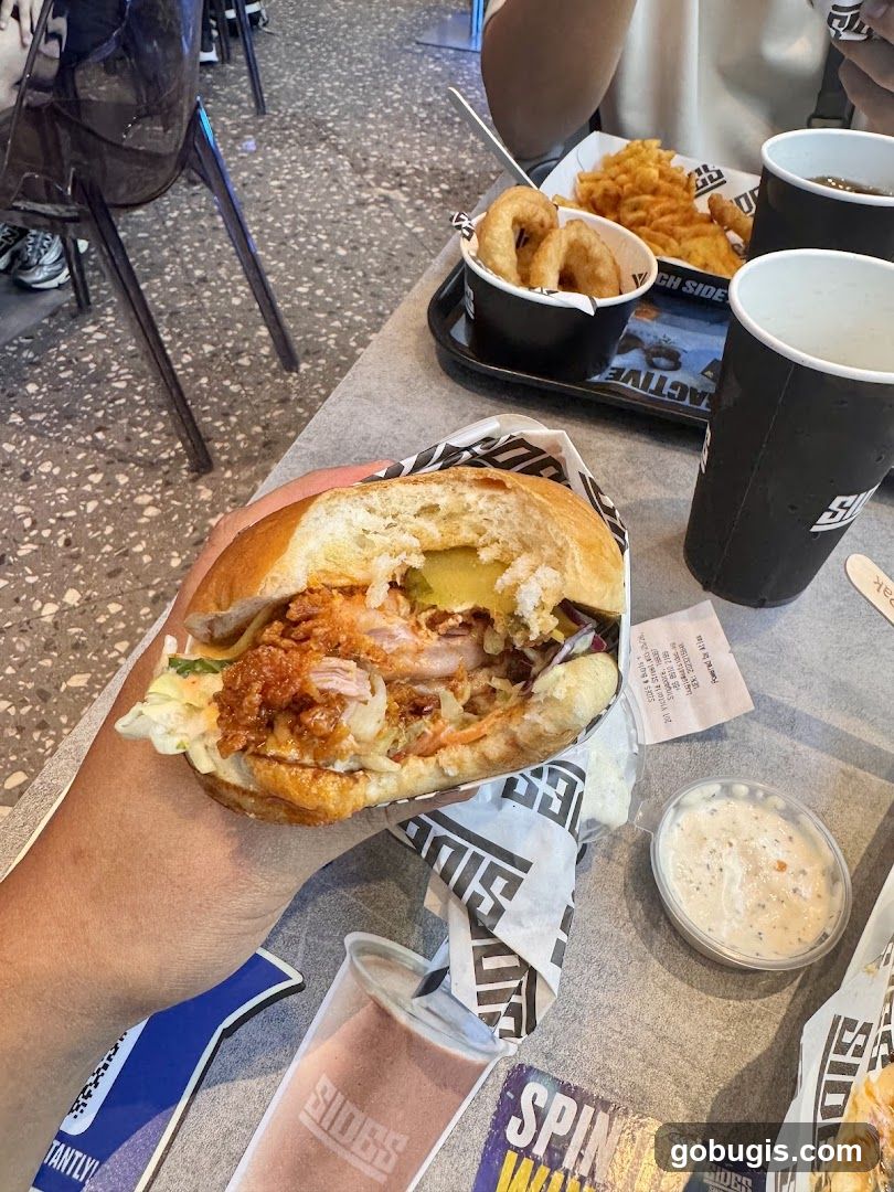 Burger and Sides