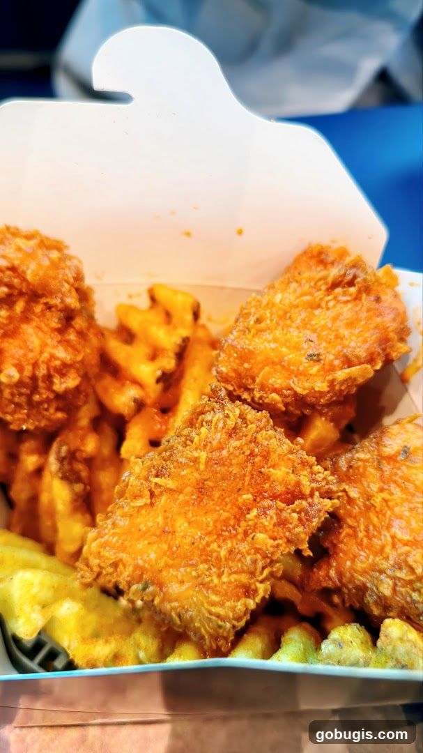 Fried Chicken and Waffle Fries
