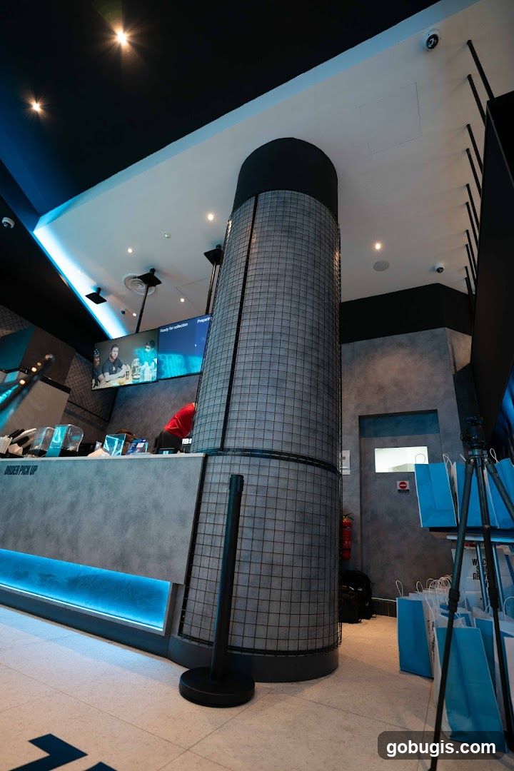 Modern Food Service Counter