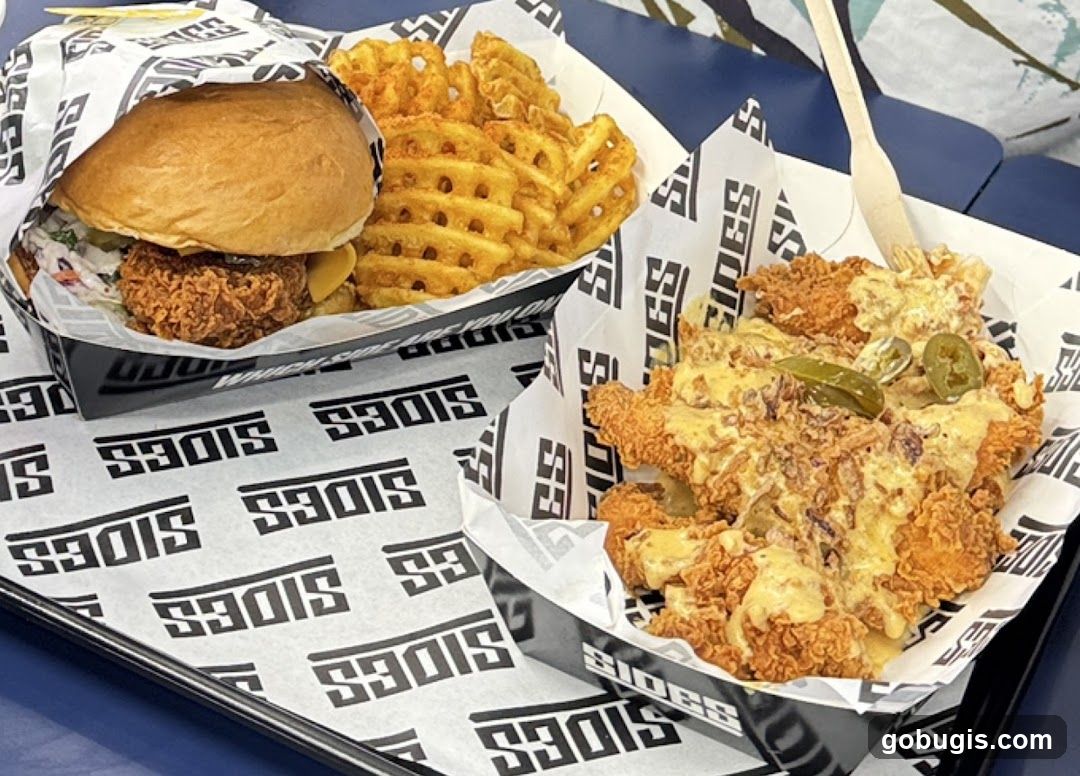 Fried Chicken and Waffle Fries