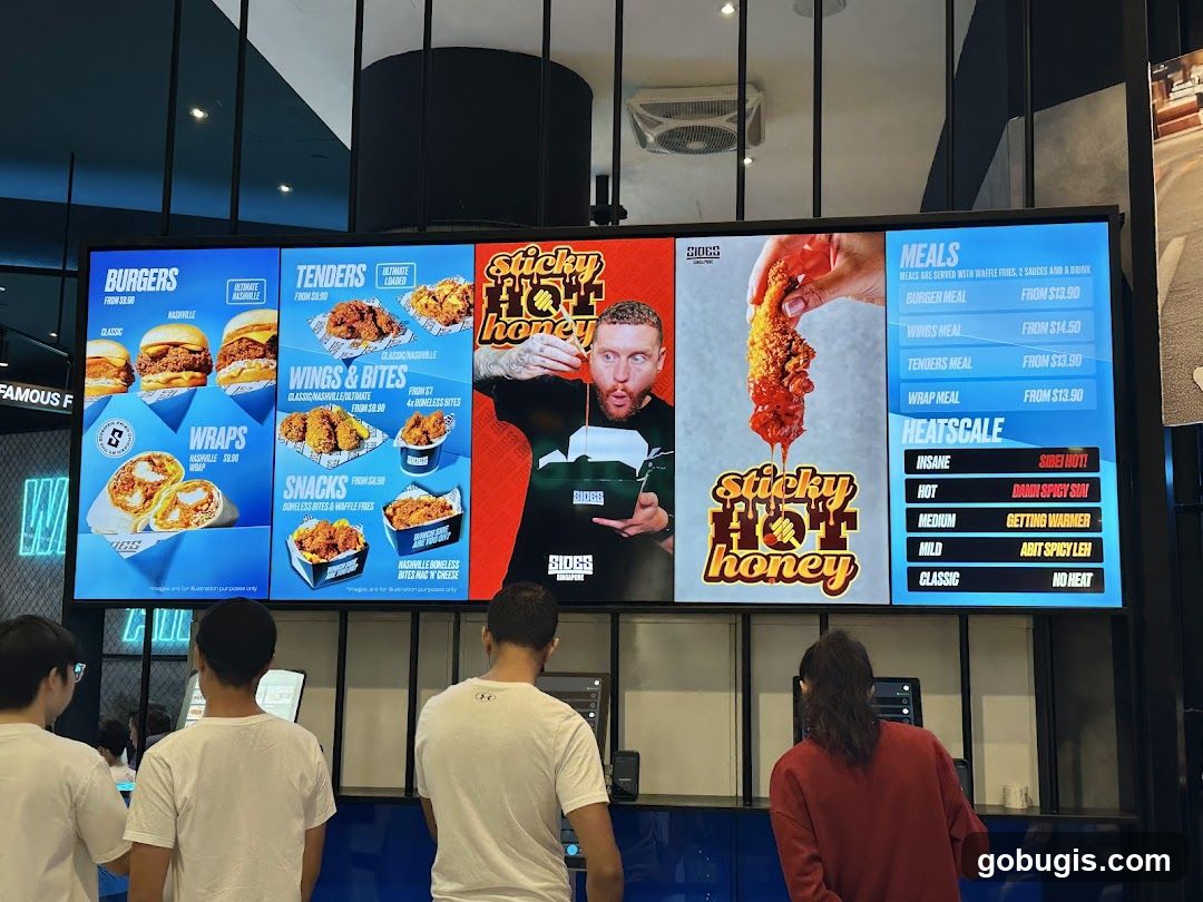 Sticky Hot Honey Menu