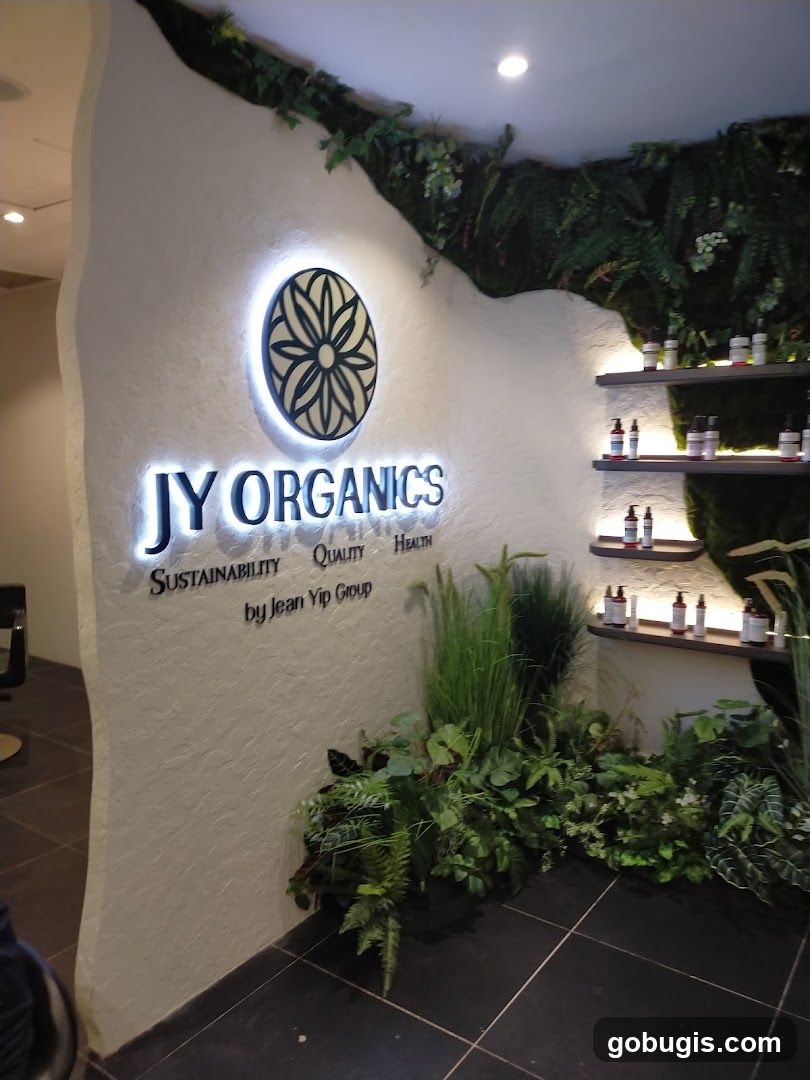 JY Organics Store Display