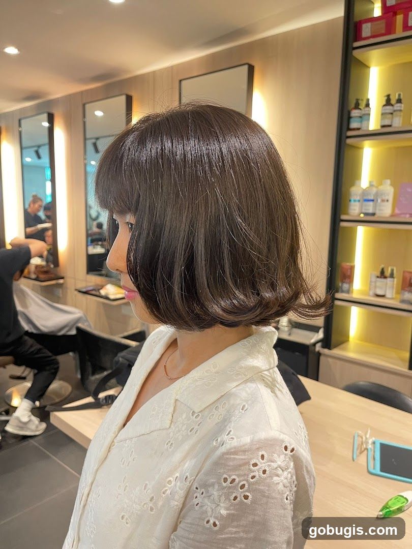 Woman with a Bob Haircut