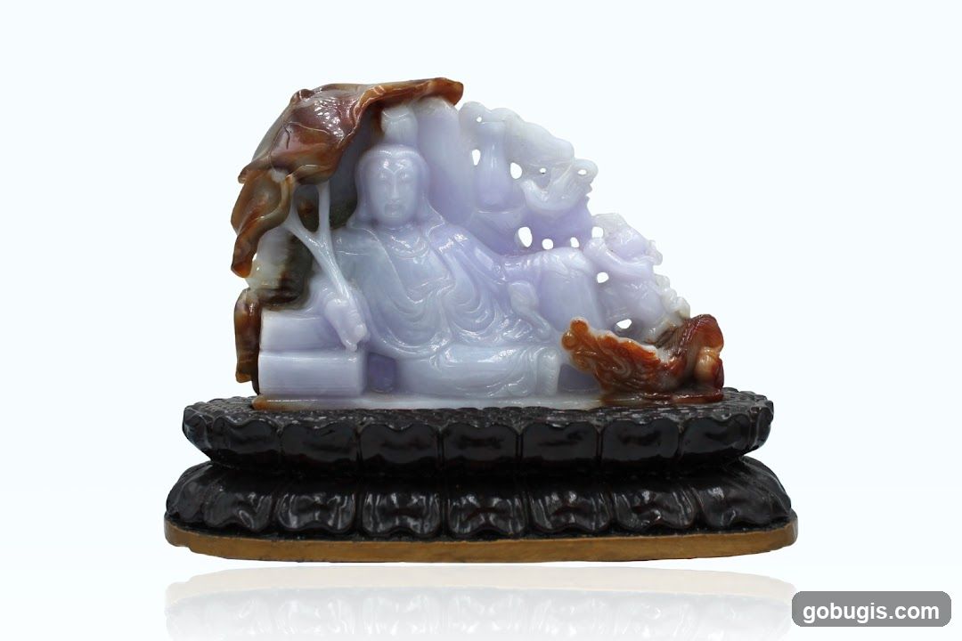 Jade Carving of a Reclining Figure