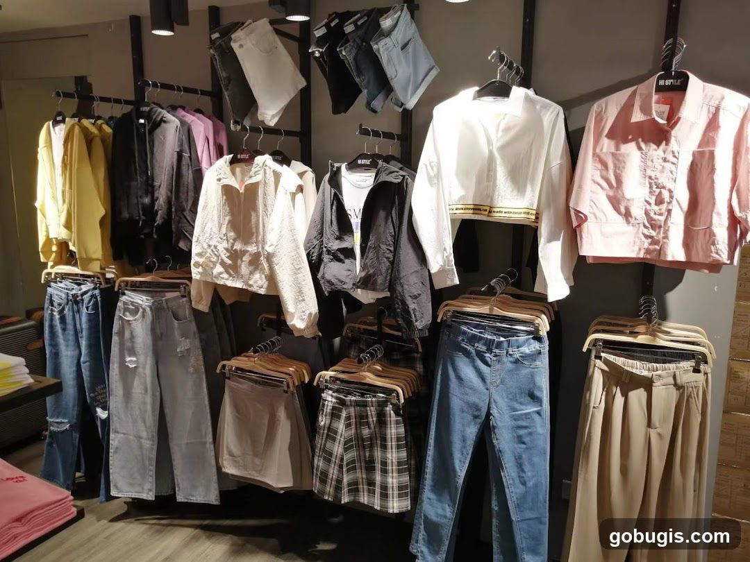 Women's Apparel Display