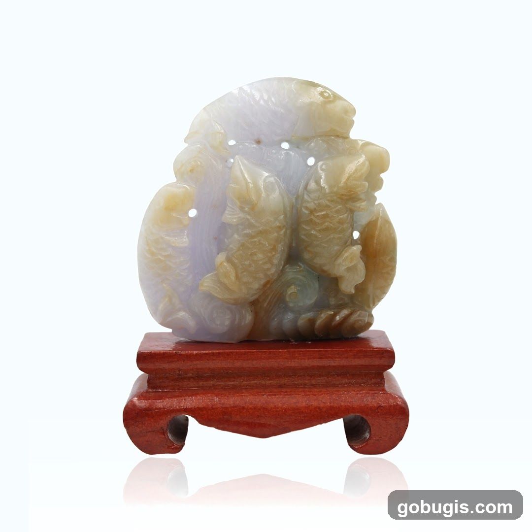 Jade Carving of Fish