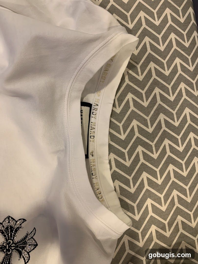 White T-shirt with Ed Hardy Logo