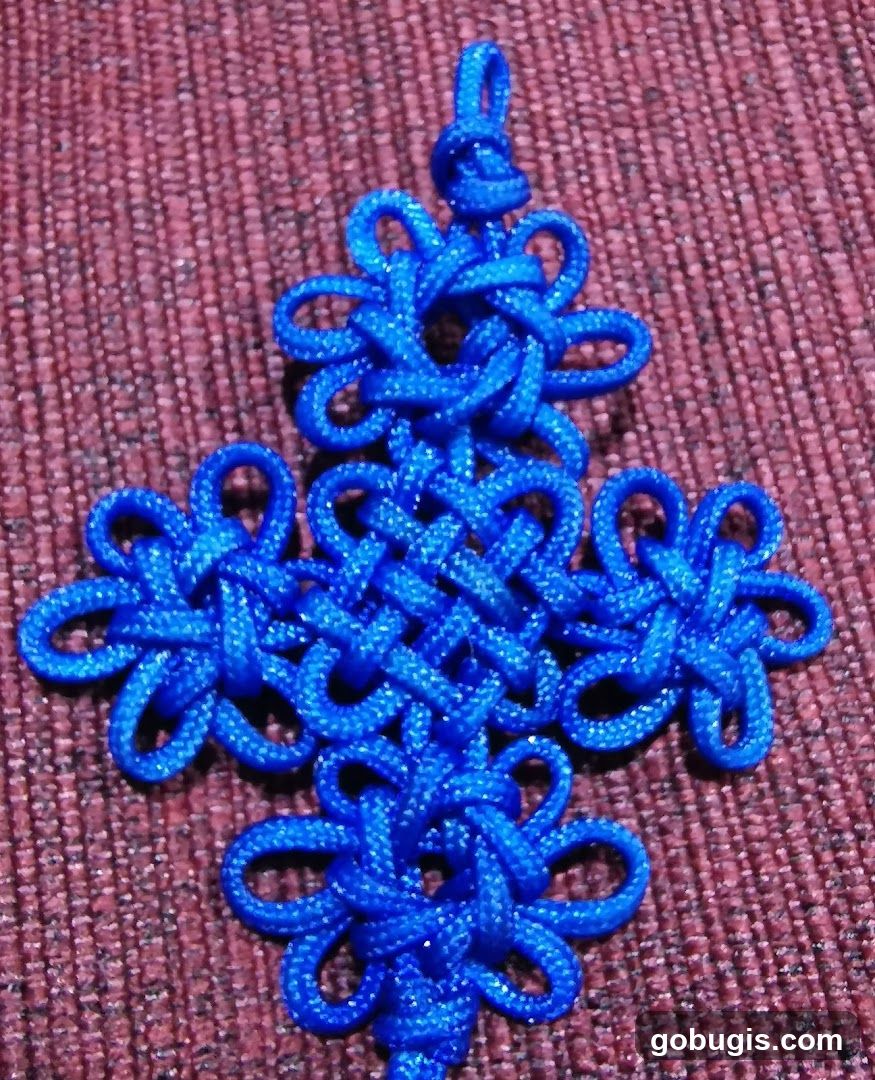 Blue Chinese Knot Decoration