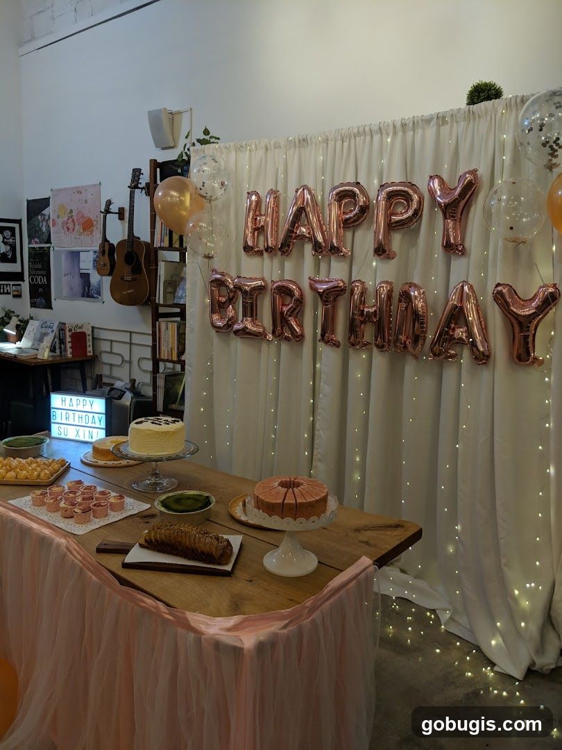 Birthday Party Setup