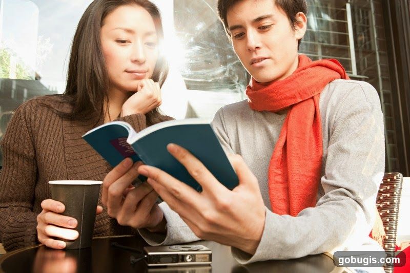 Couple Reading Together