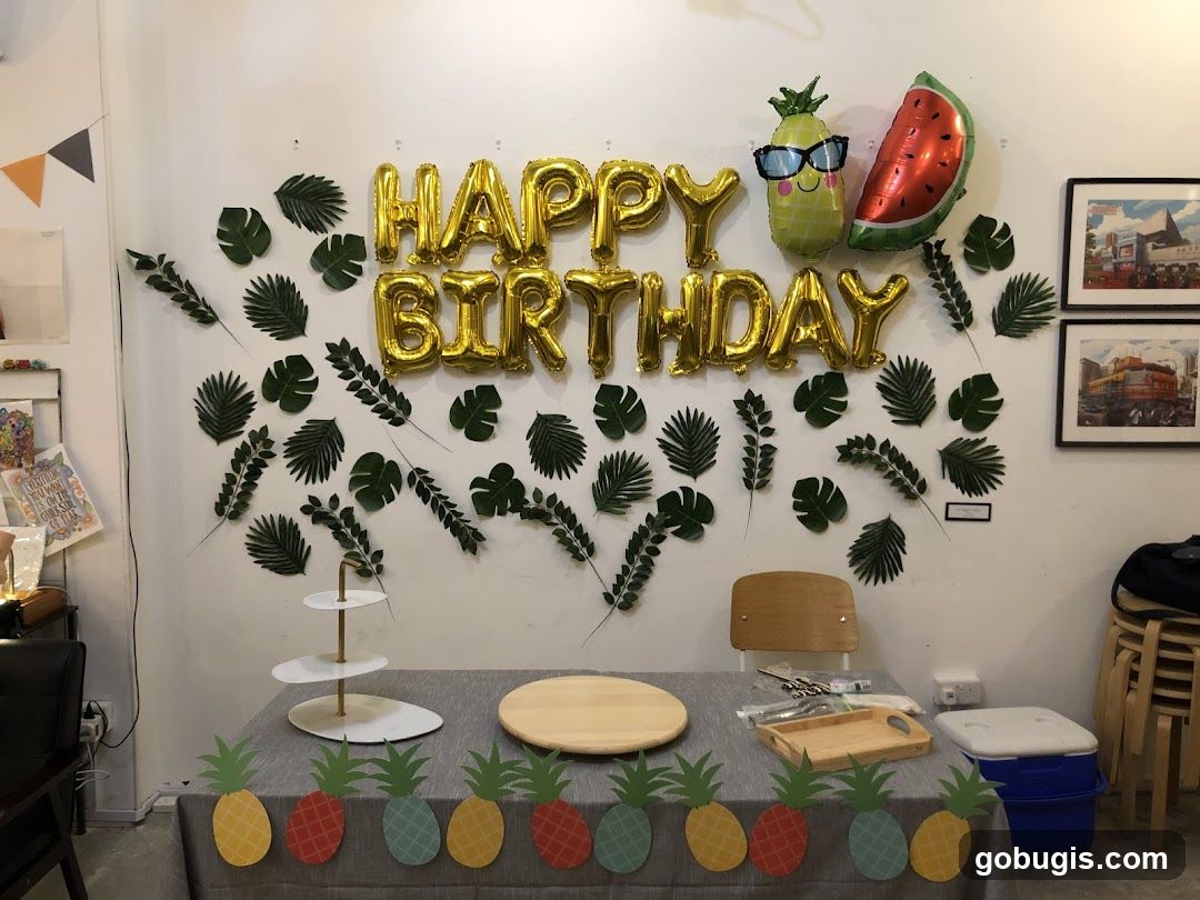 Birthday Party Setup