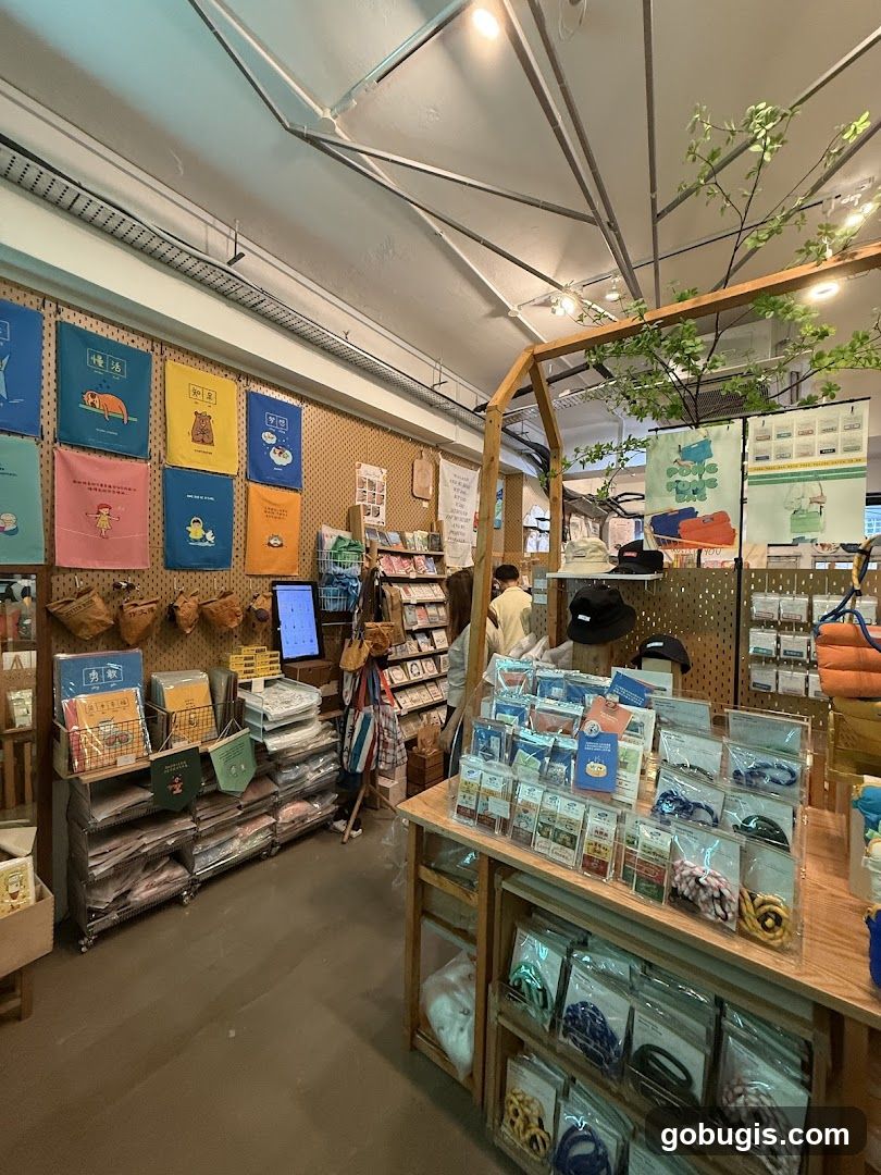 Store Interior with Merchandise