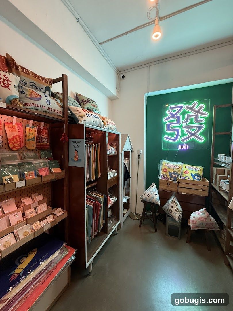 Store Interior with Merchandise