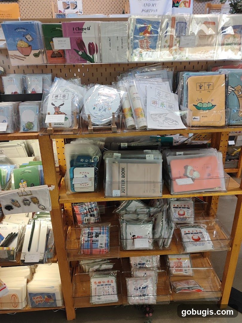 Stationery and Gift Shop Display