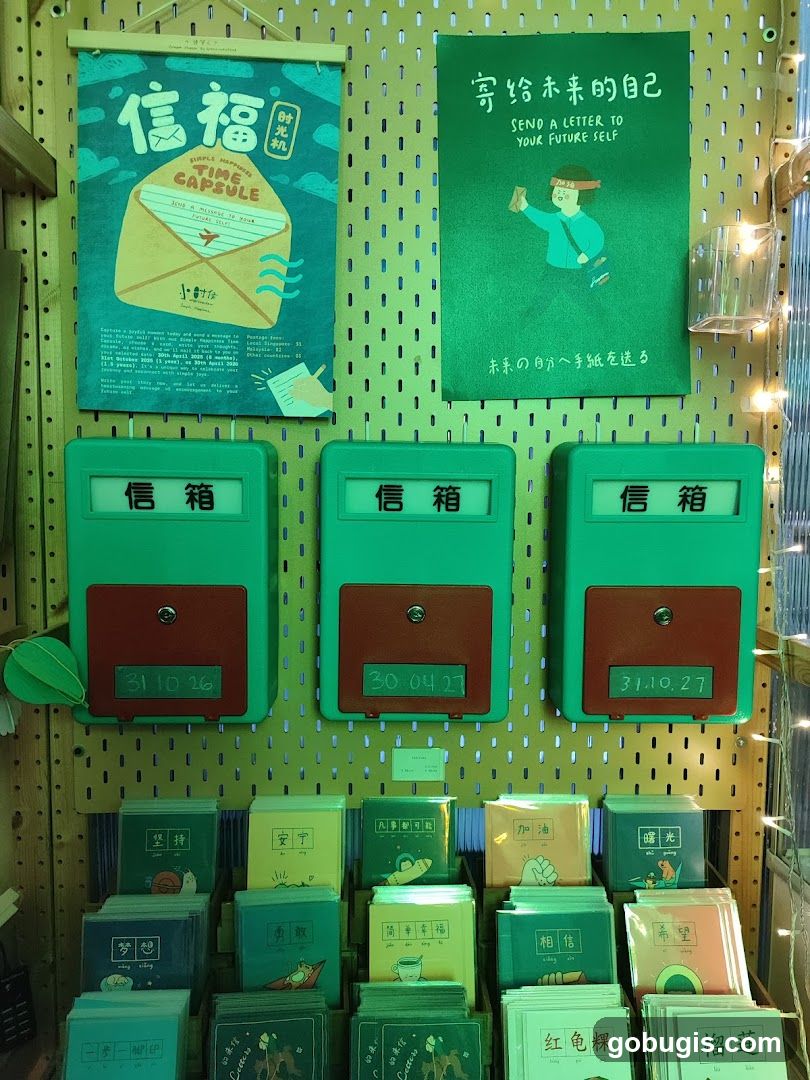 Time Capsule Mailboxes and Postcards