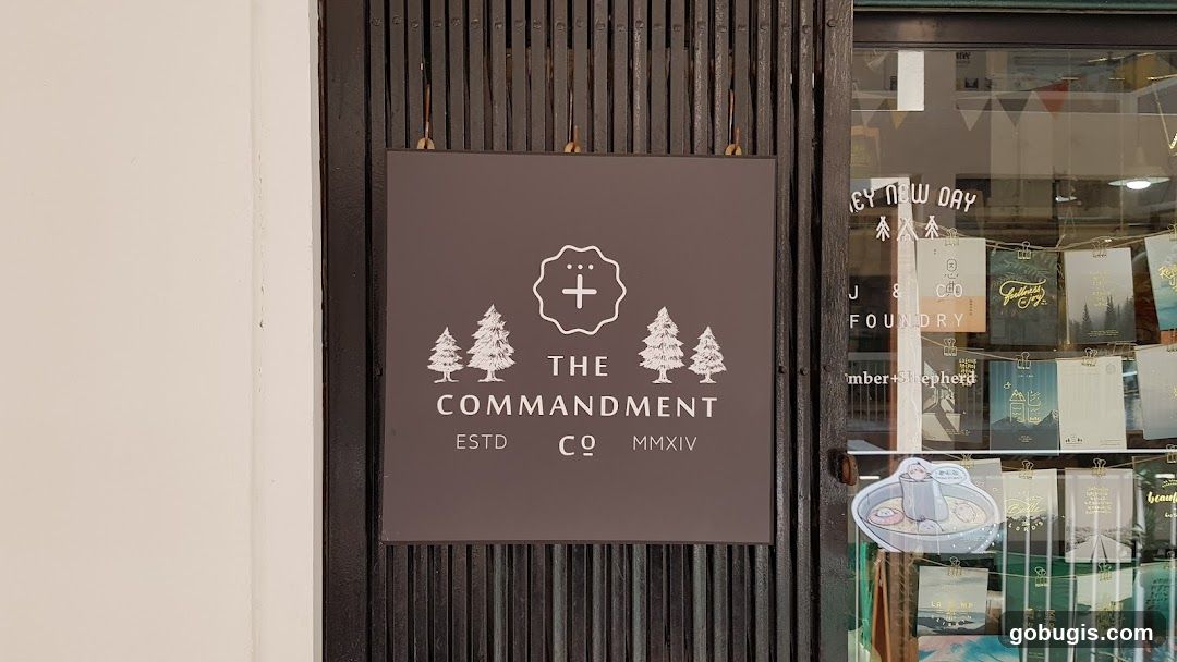 The Commandment Co. Sign
