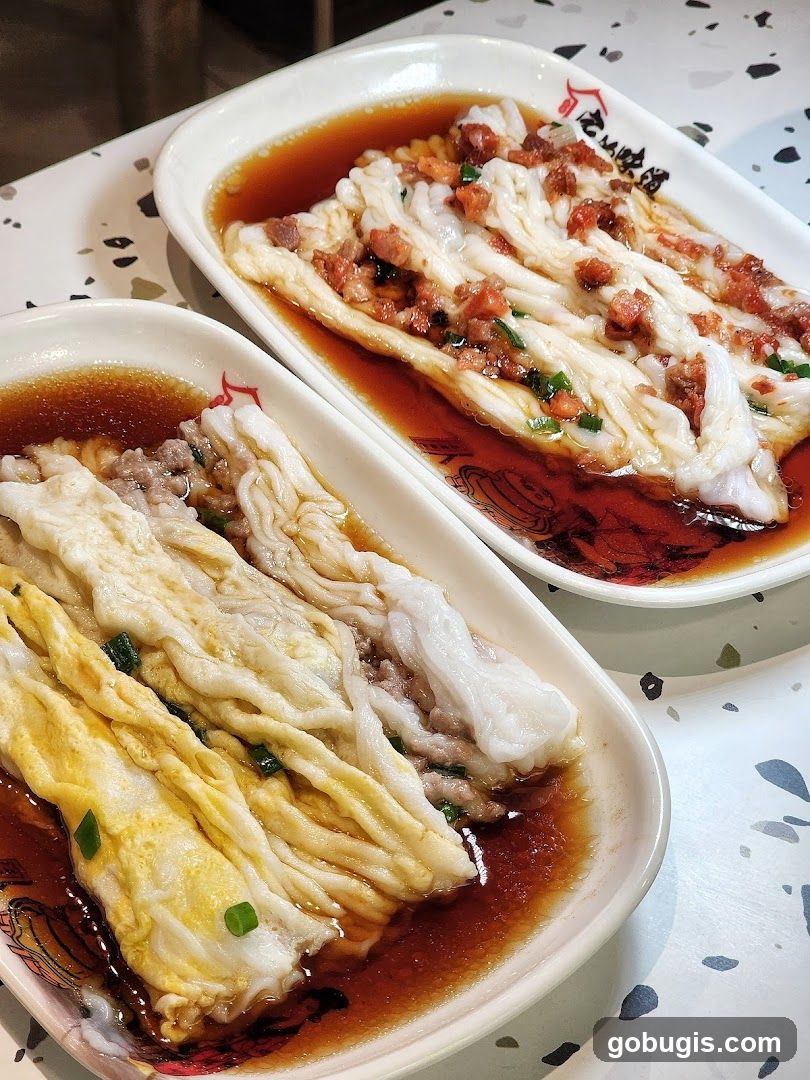 Steamed Rice Rolls